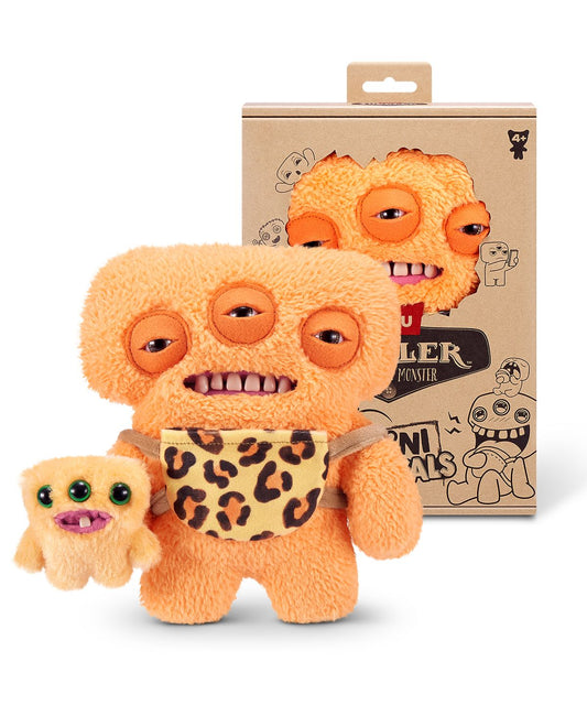 Fugglers 22cm & 8cm Rascal Alien Orange Teddy