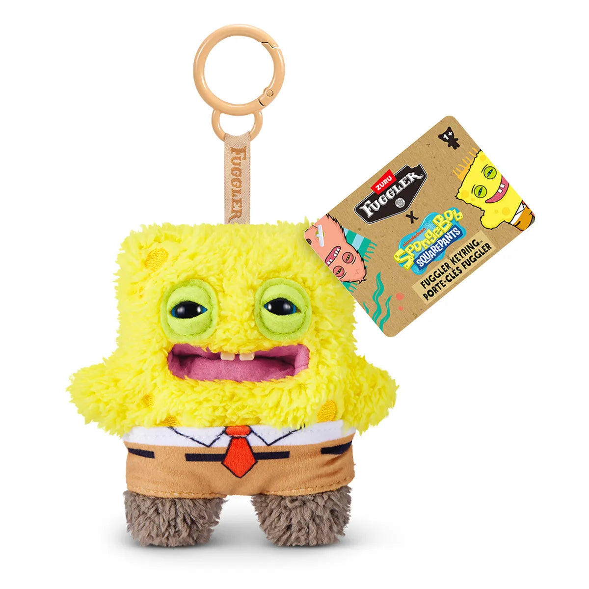 Fugglers Puggle Spongebob 8cm Keyring