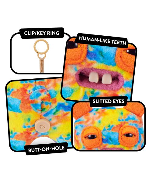 Fugglers Rabbid Rabbit 8cm Keyring