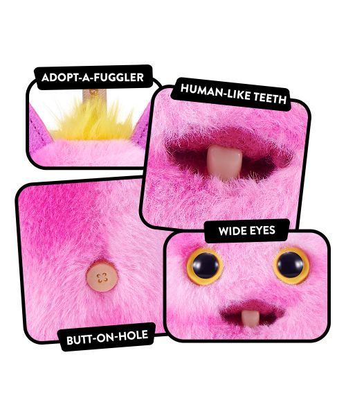 Fugglers Baby Rabbid Rabbit 8cm Keychain