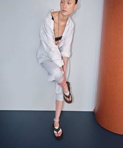 Elio －Eyelet Flip-flop Slides - 3 colors