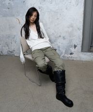 Khiho - NOD Studded Boots In Black