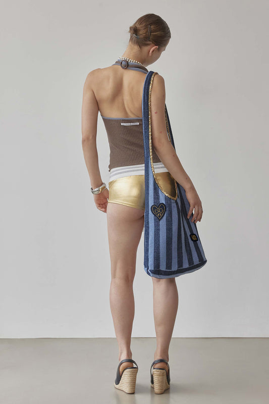 Sculptorpage - Terry Hobo Bag Navy