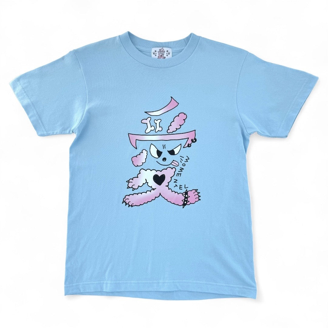 momentel - Momentel love character t-shirts (Sky blue)