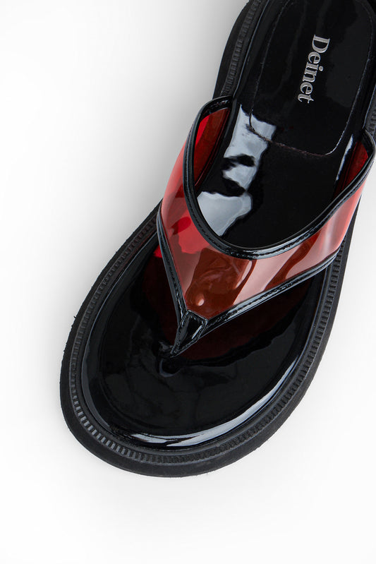 Deinet - JELLY FLIP FLOP IN RED