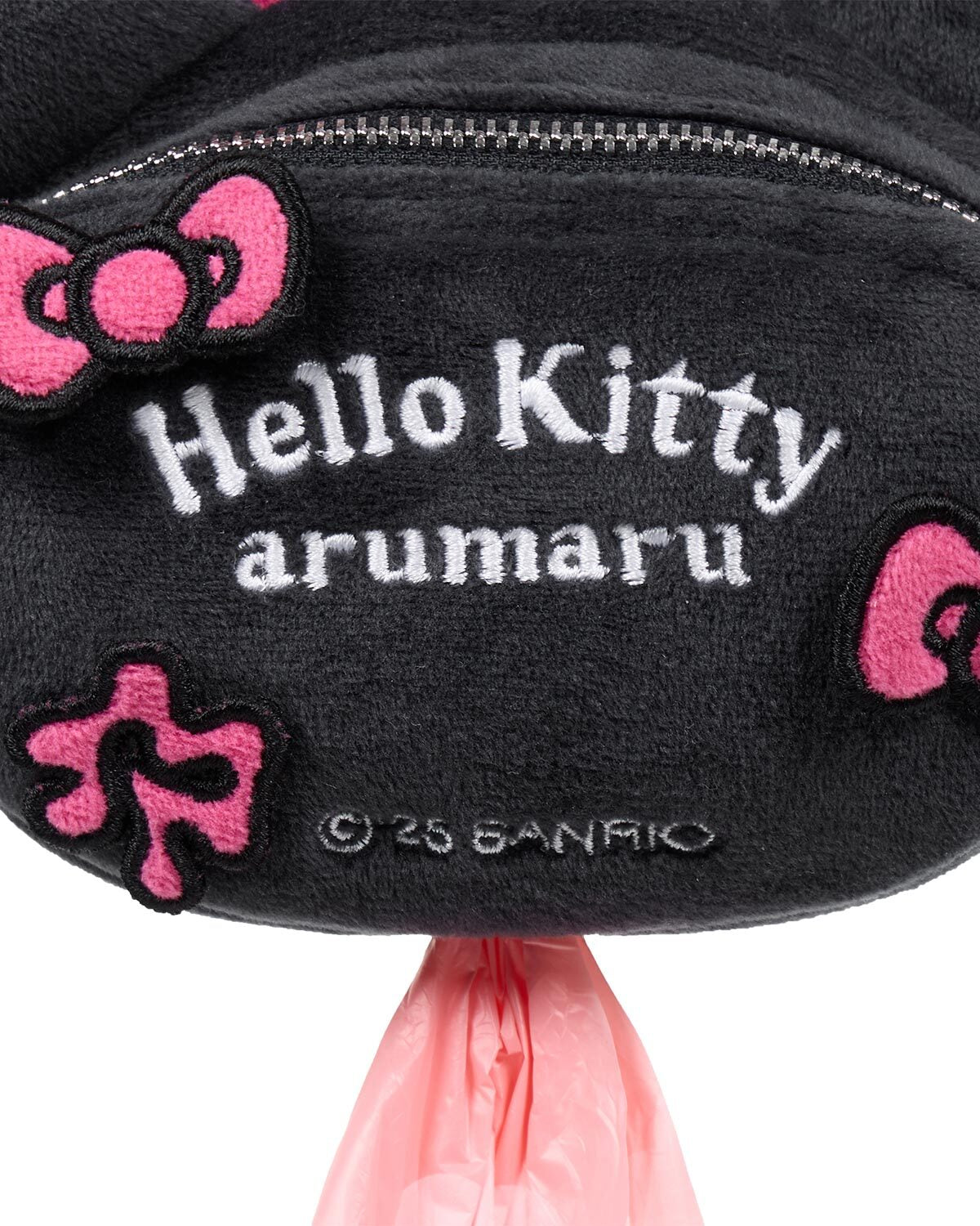 [10/10 KR出貨] HELLO KITTY X ARUMARU POOP BAG KEY RING_BLACK