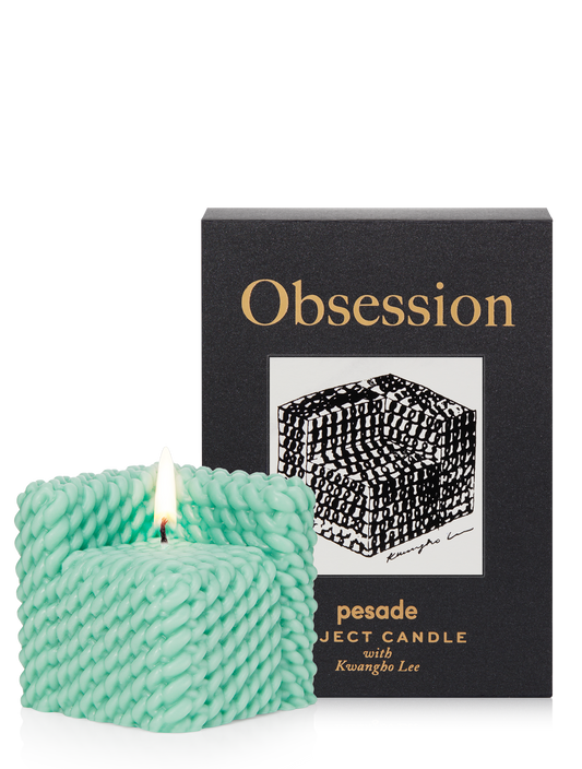 Pesade | Obsession object candle - Green
