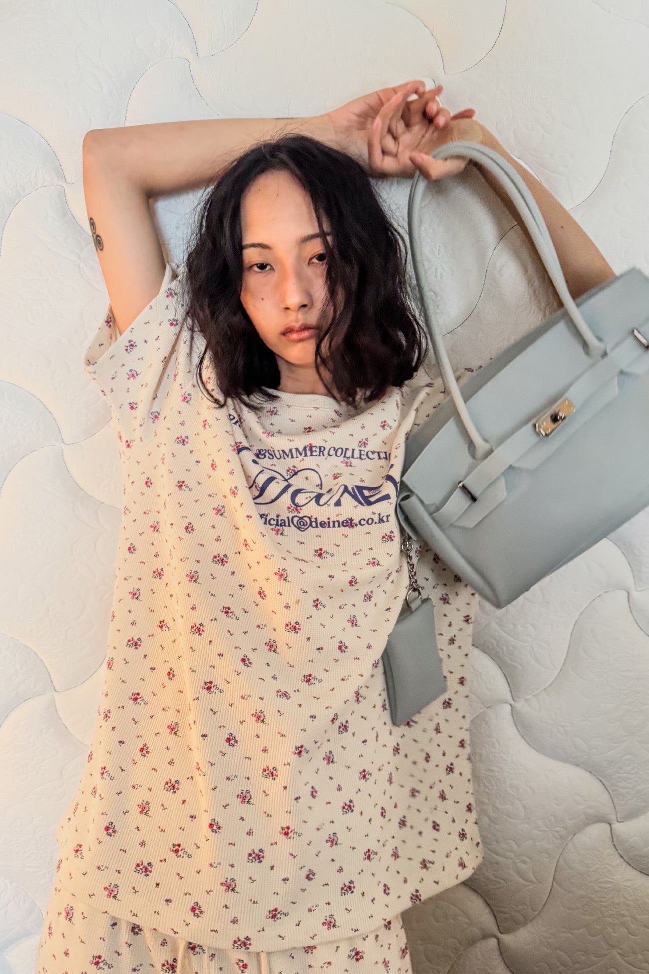 Jelly Firkin-JELLY TWO-WAY BAG IN ICE BLUE