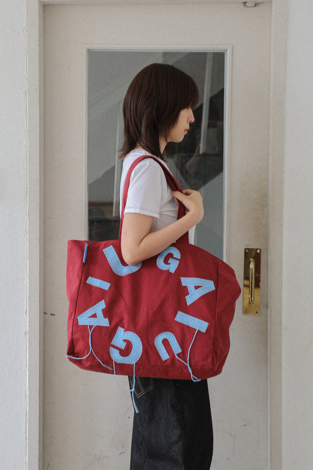 IUGA - IUGA Big Shopper Bag (Burgundy)