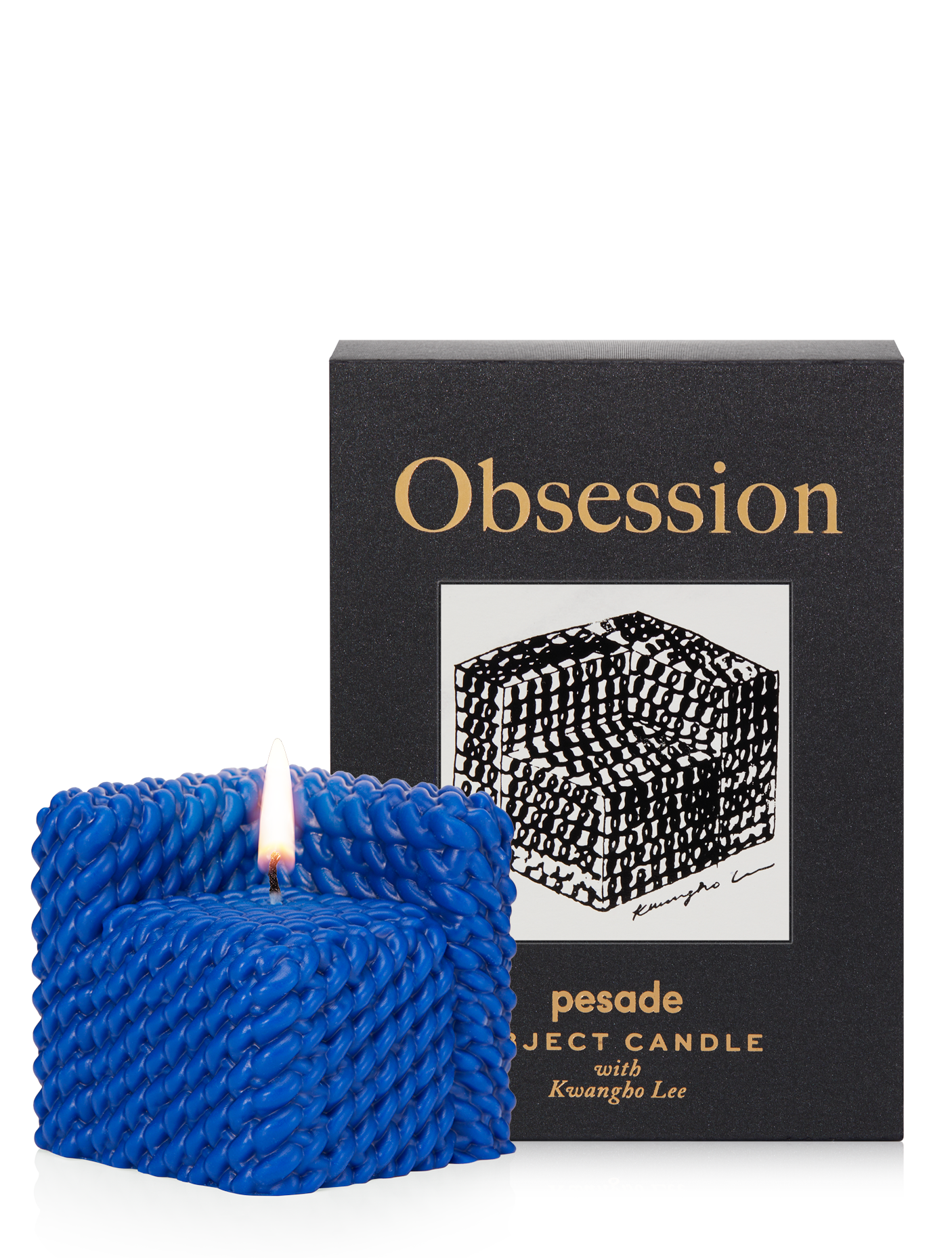 Pesade | Obsession object candle - Blue