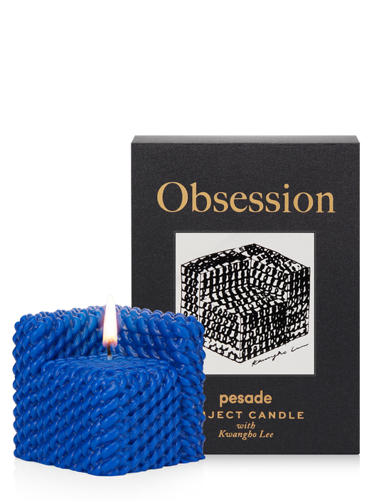 Pesade | Obsession object candle - Blue
