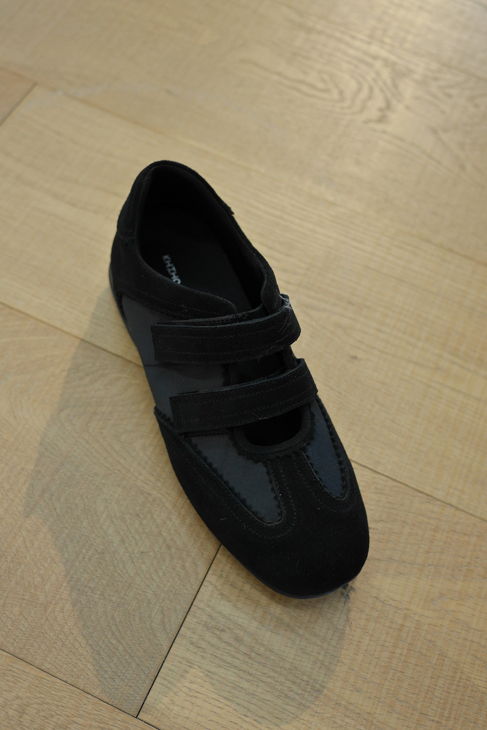 KHIHO -  TWIN VELCRO MARY JANE SNEAKERS / BLACK