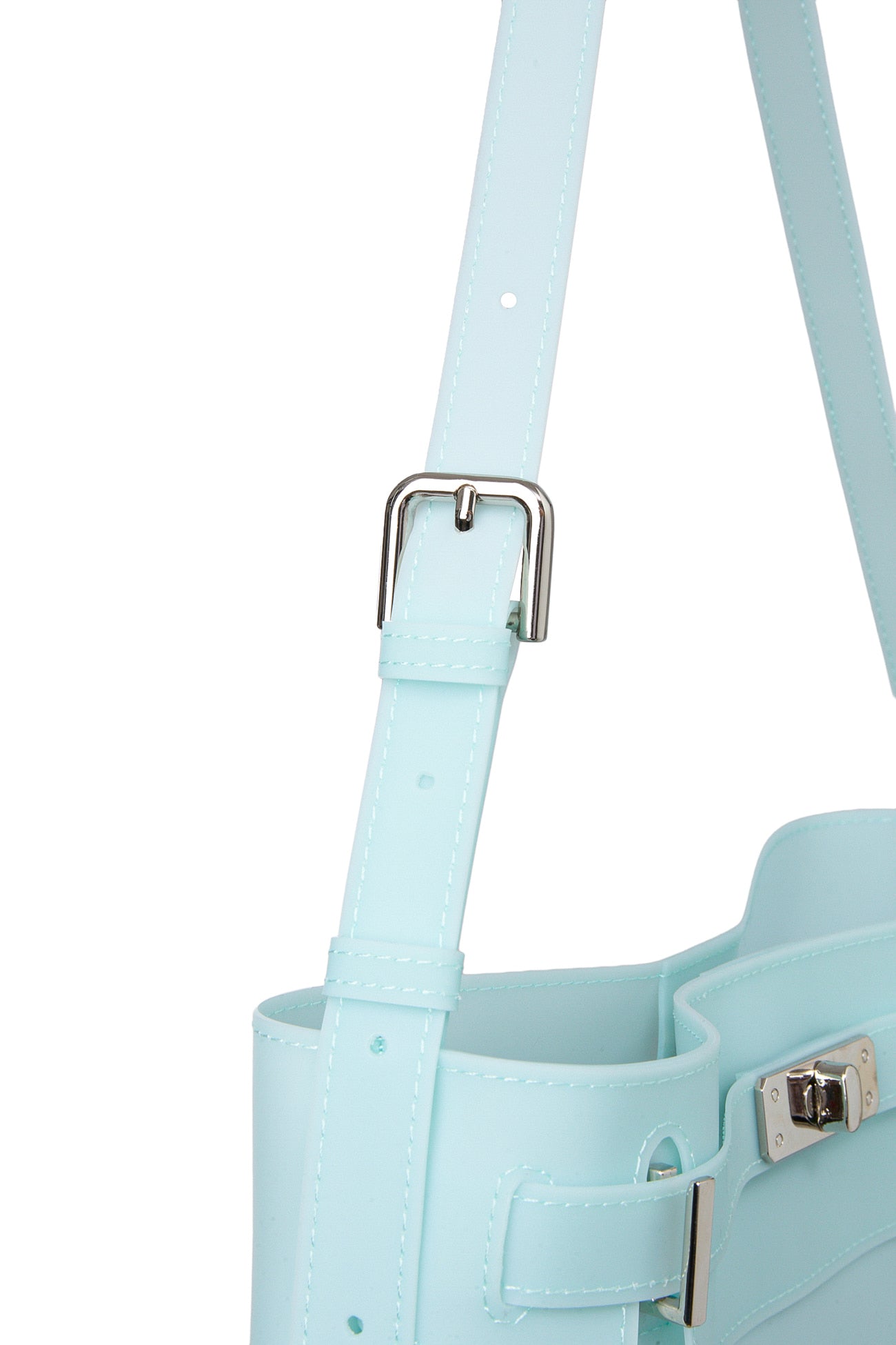 🫧JELLY BAG🫧 - JELLY TWO-WAY MIDDLE BAG IN ICE BLUE