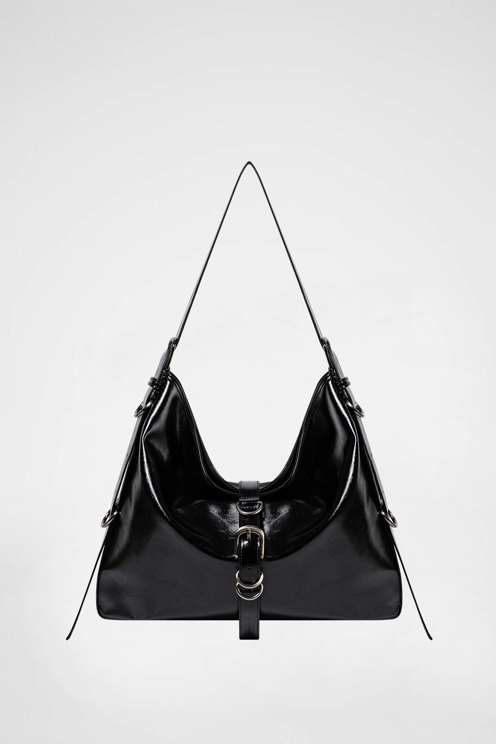 KHIHO -  DIDI BELTED BIG BAG(2-WAY) / BLACK