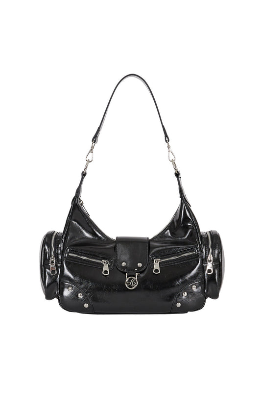 illigo - Ruby Stud Shoulder Bag Black