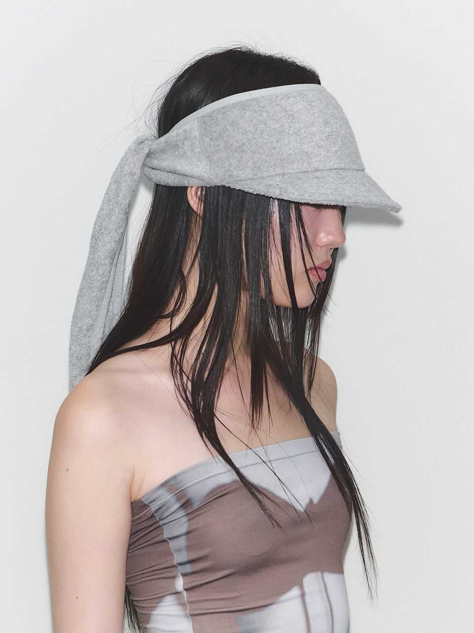 towel visor (grey)