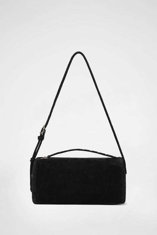 khiho - VELVA STUD BRICK BAG BLACK