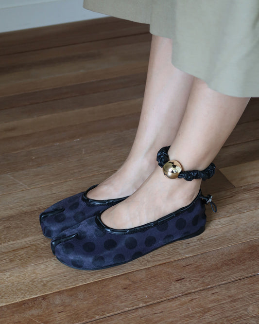 PAES - Mesh Air String Flat / Dot Black