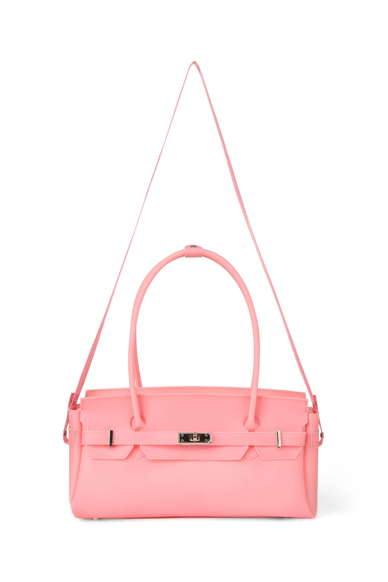 Jelly Firkin-JELLY TWO-WAY BAG IN DEEP PINK