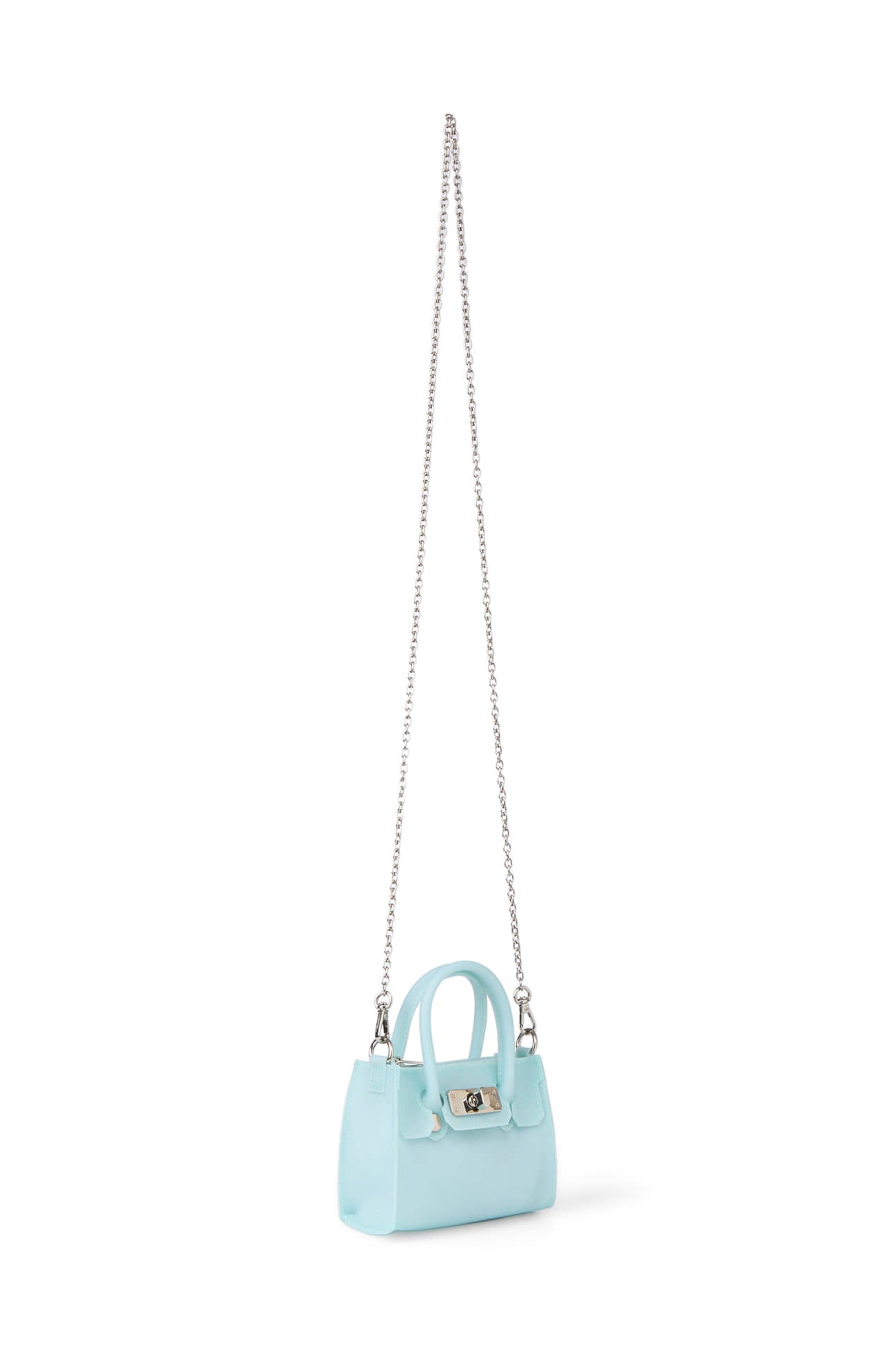 🫧JELLY BAG🫧 - JELLY CHAIN MINI BAG IN ICE BLUE