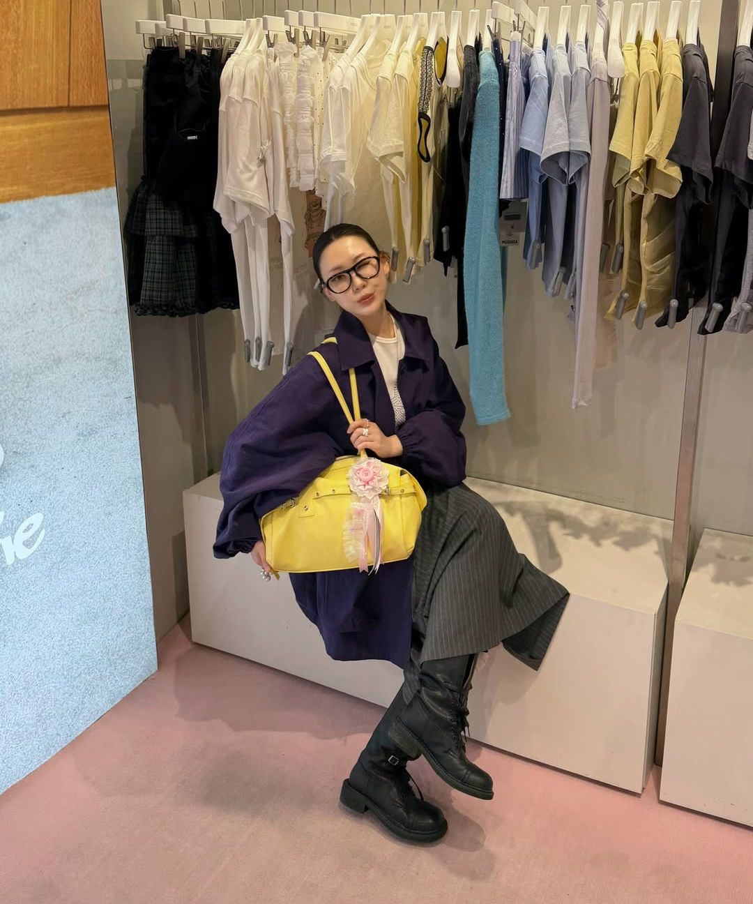 [레터리X젤라비]BELTED SERA BAG_LEMON