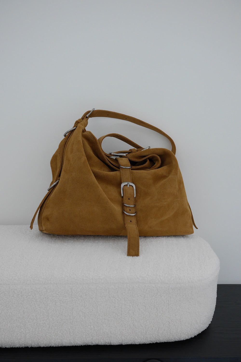 KHIHO -  DIDI BELTED BIG BAG(2-WAY) / CAMEL