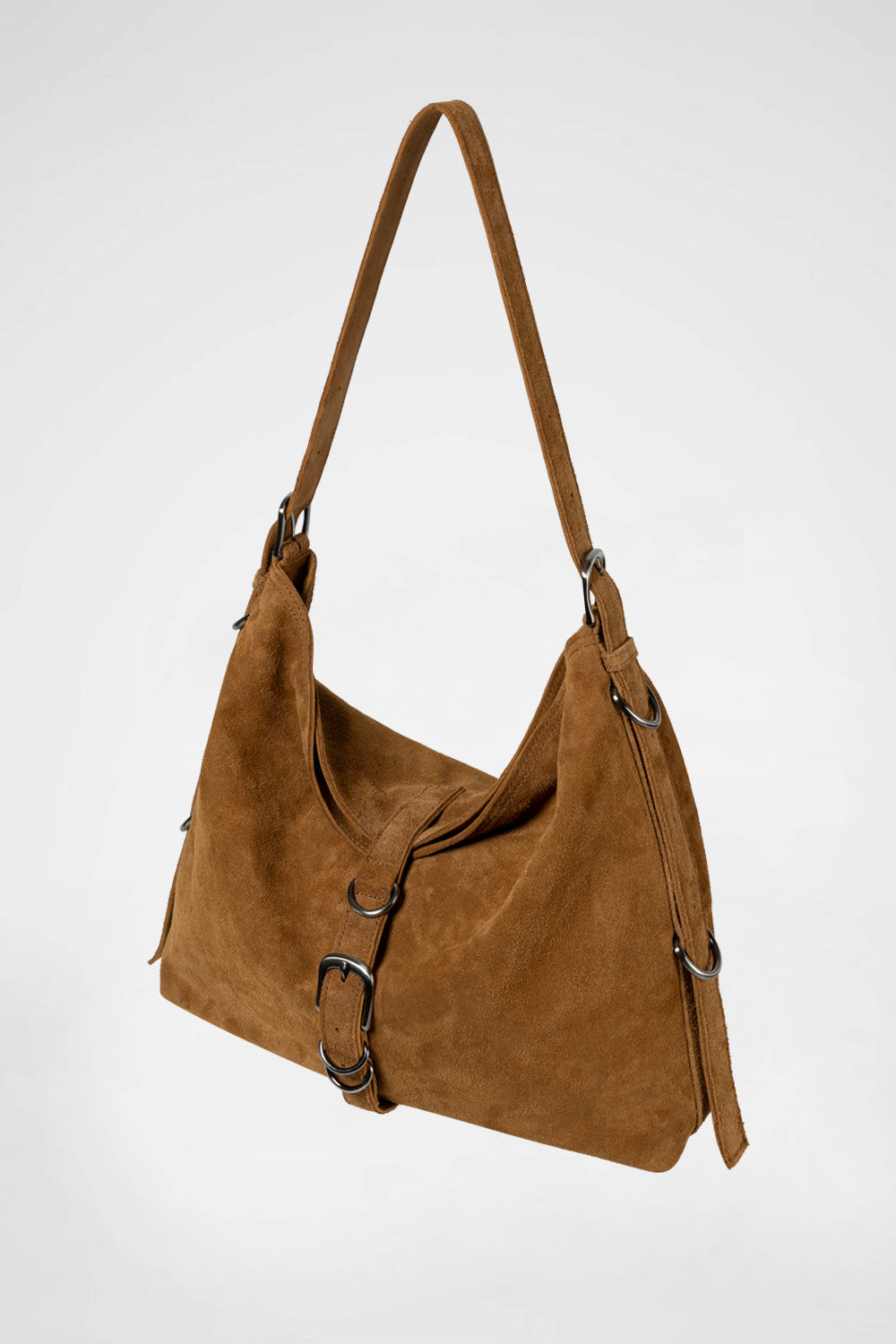 KHIHO -  DIDI BELTED BIG BAG(2-WAY) / CAMEL