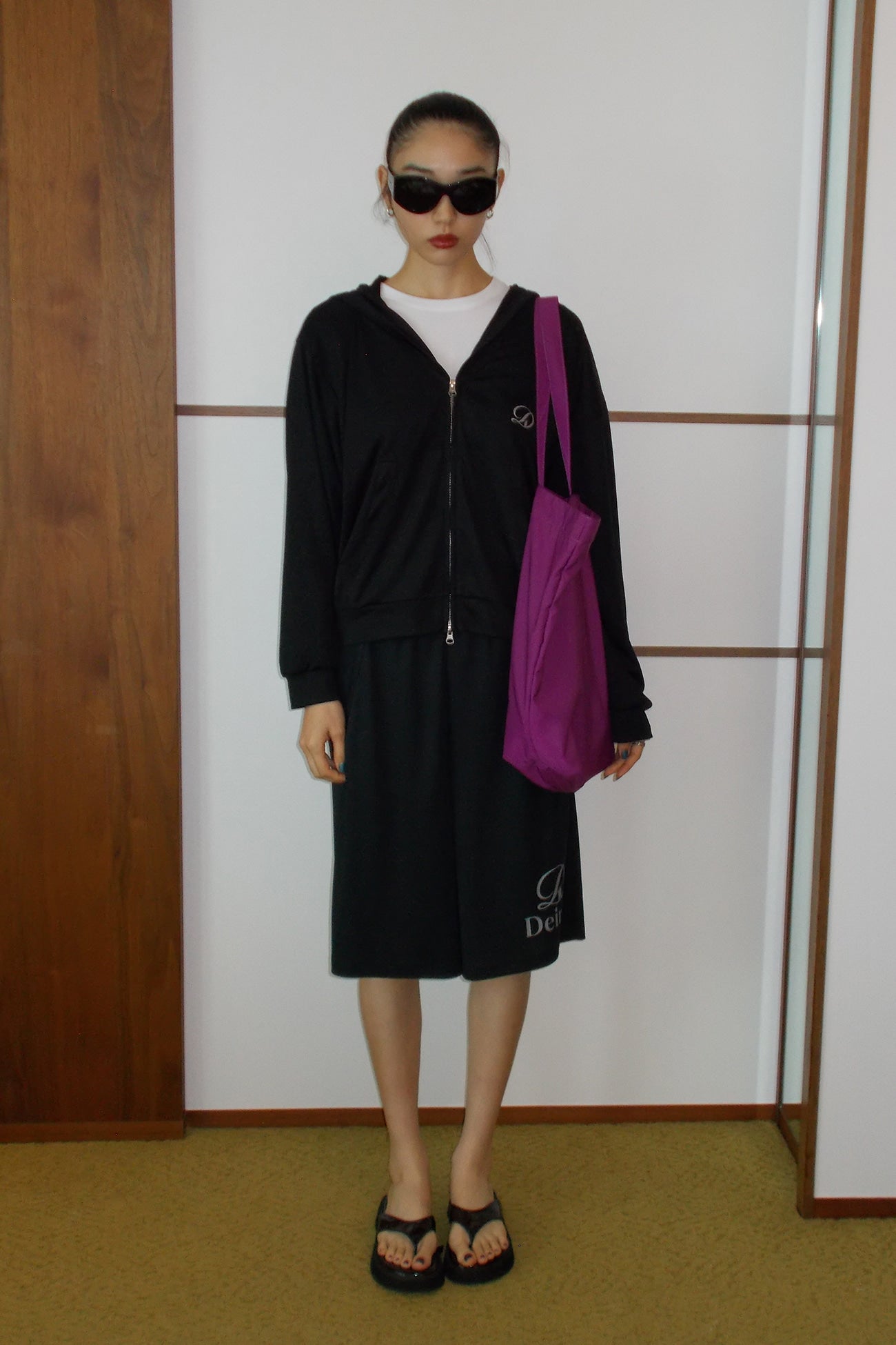 Deinet - JELLY FLIP FLOP IN BLACK