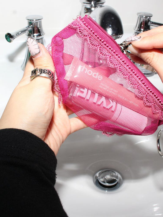 kuel-things-Cheeky pouch (Cherry pink)