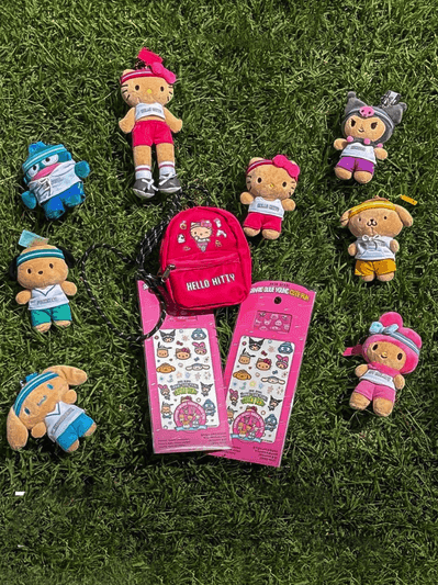 Olive Young x Sanrio Cutie Run Hello Kitty 迷你背囊🎒收納斜孭袋