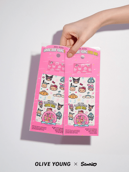 Olive Young x Sanrio Cutie Run Sanrio紋身貼紙