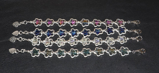 西班牙品牌OA-fancy glass pentagram bracelet