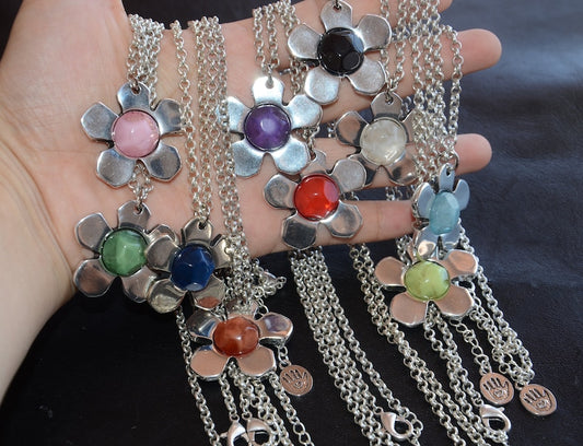 西班牙品牌OA-Thick silver plated chain necklace