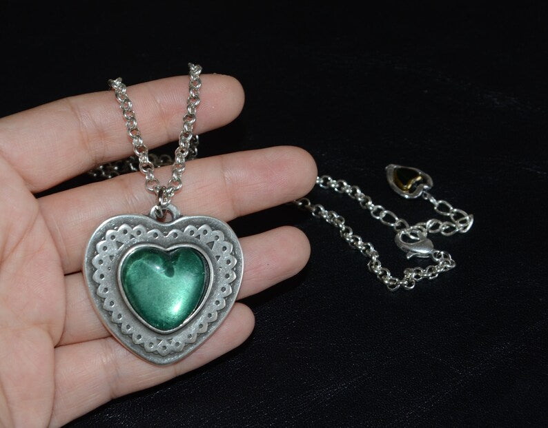 西班牙品牌OA－heart pendant necklace