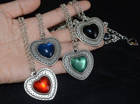 西班牙品牌OA-heart pendant necklace