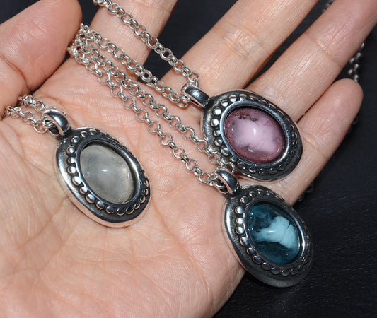 西班牙品牌OA-flower pendant necklace