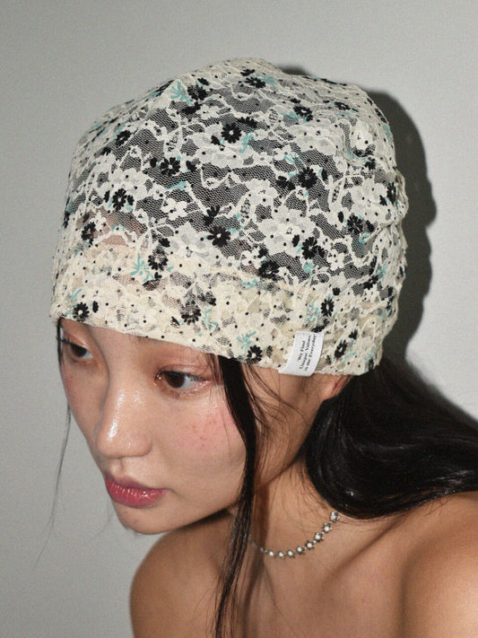 Floral SUMMER Hat (wild flower IVORY)