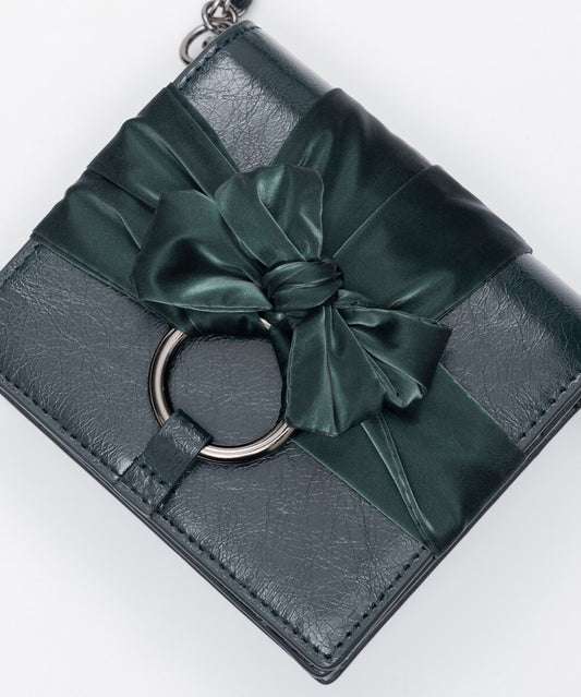 IUGA - Knotted Wallet Bag (Real Leather-GN)