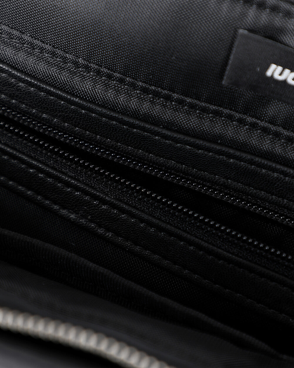 IUGA - Studded Nylon Shoulder Bag (Black)