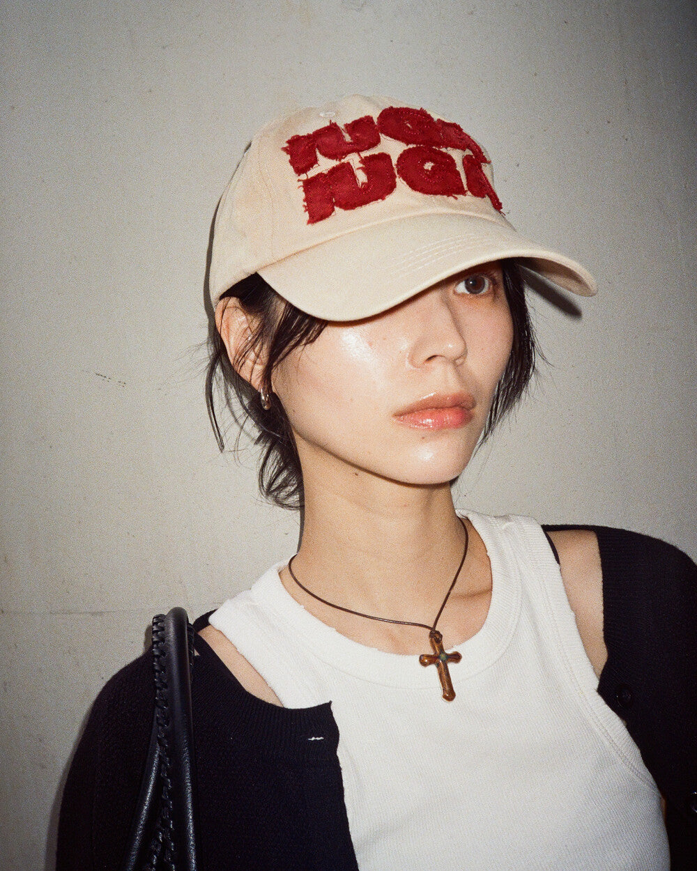 IUGA - Washed Patch Ball Cap (Beige)