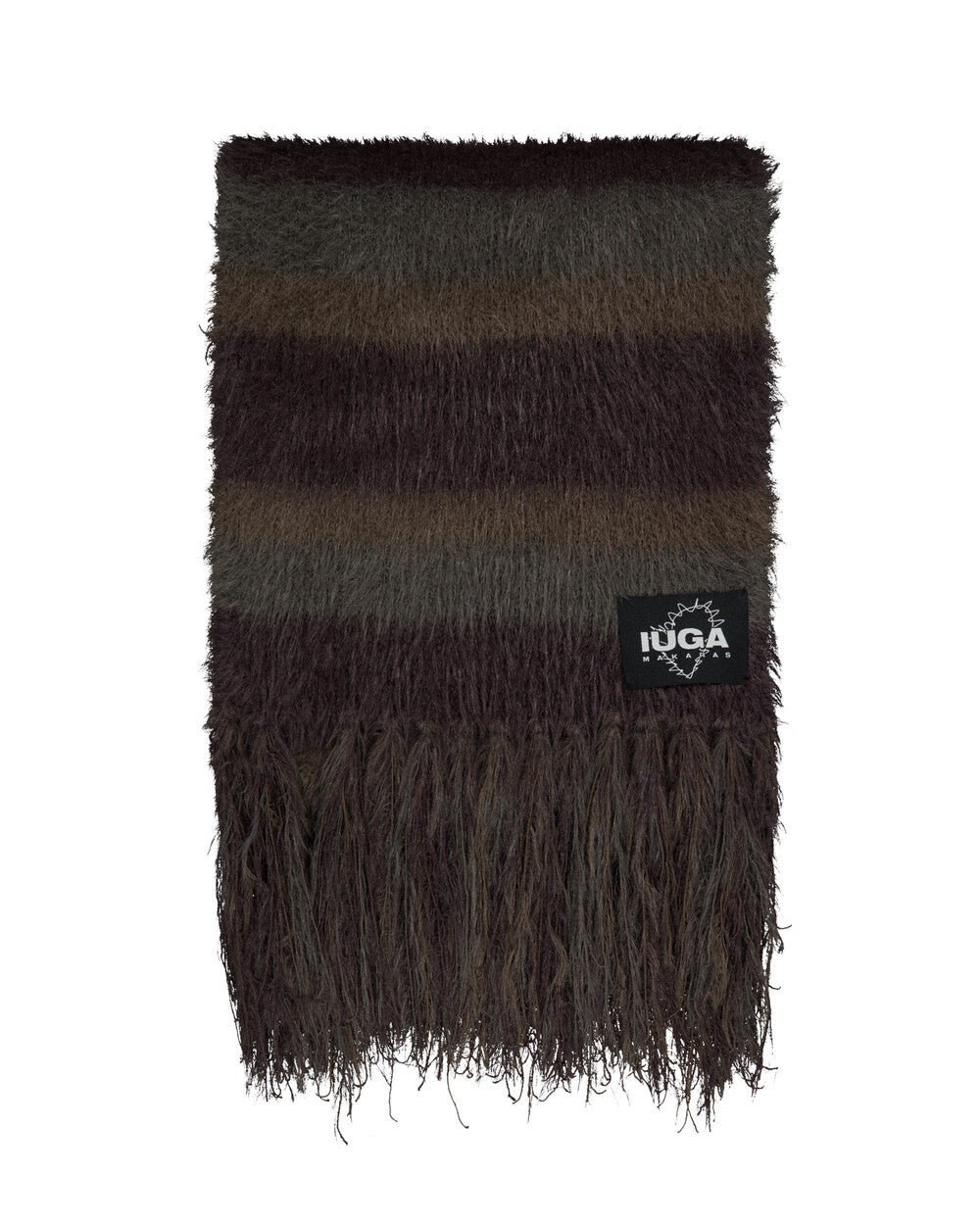 IUGA - Striped Hairy Bold Muffler (Brown)