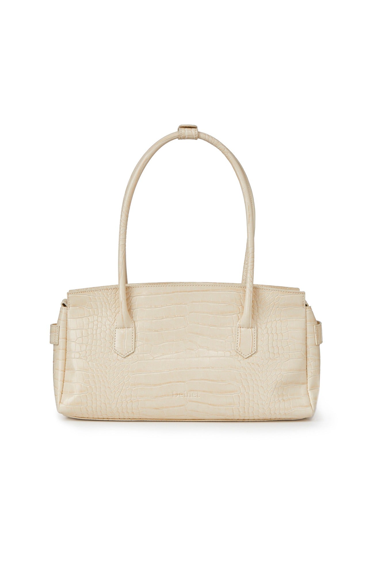 Deinet - CROCODILE PATTERN TWO-WAY BAG IN CREAM