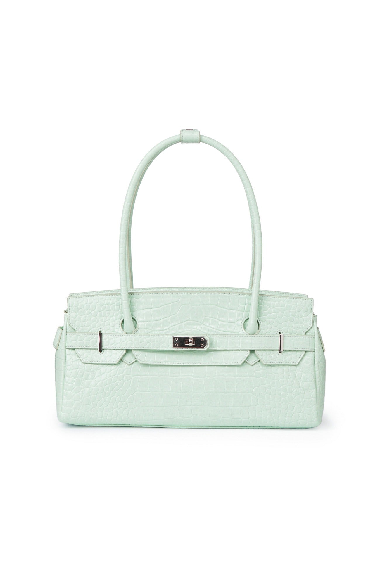 Deinet - CROCODILE PATTERN TWO-WAY BAG IN MINT