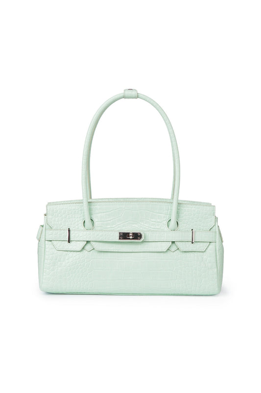 Deinet - CROCODILE PATTERN TWO-WAY BAG IN MINT