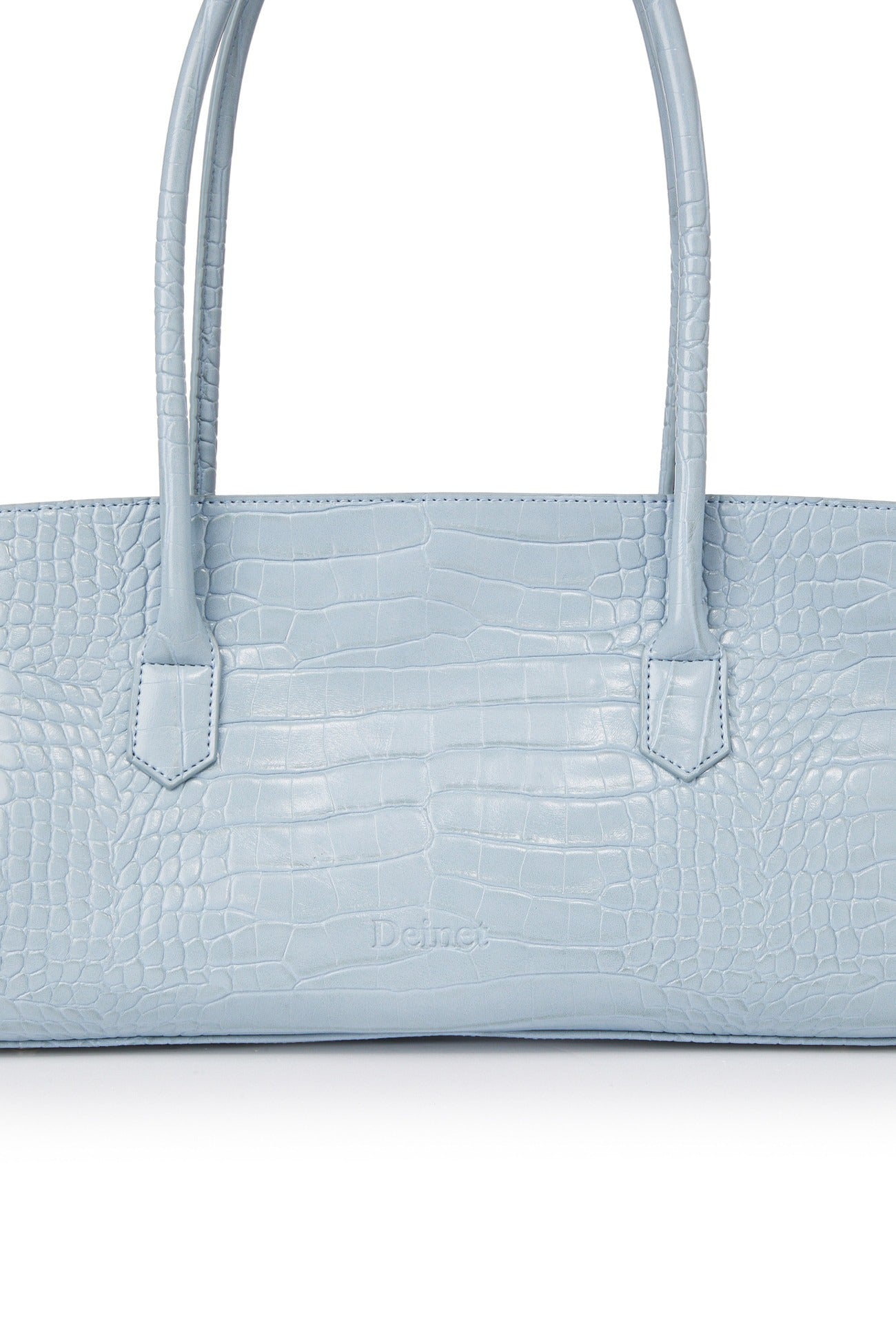 Deinet - CROCODILE PATTERN TWO-WAY BAG IN SKY BLUE