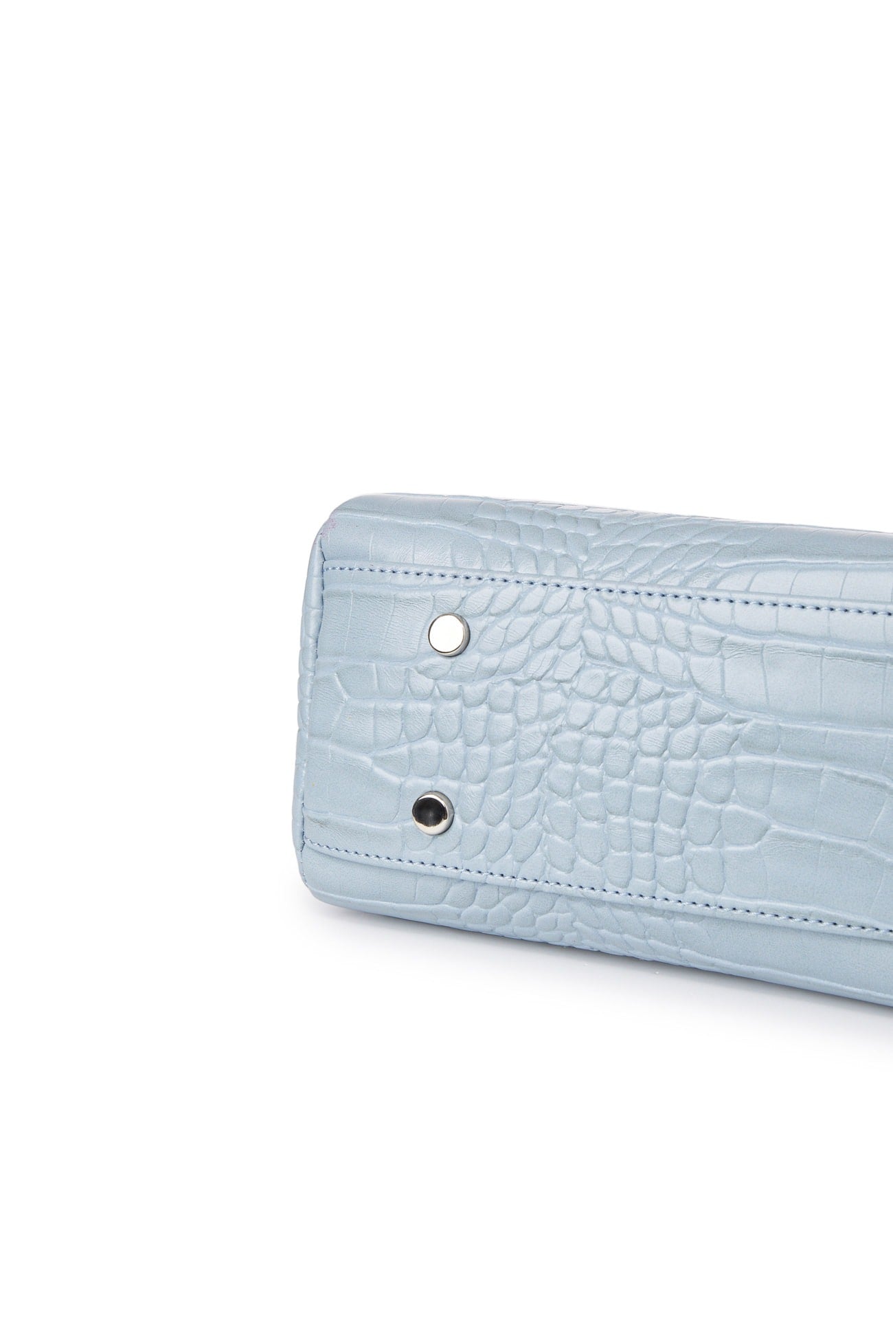 Deinet - CROCODILE PATTERN TWO-WAY BAG IN SKY BLUE