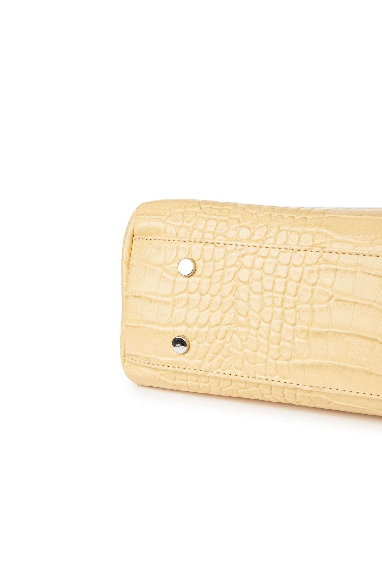 Deinet - CROCODILE PATTERN TWO-WAY BAG IN BUTTER