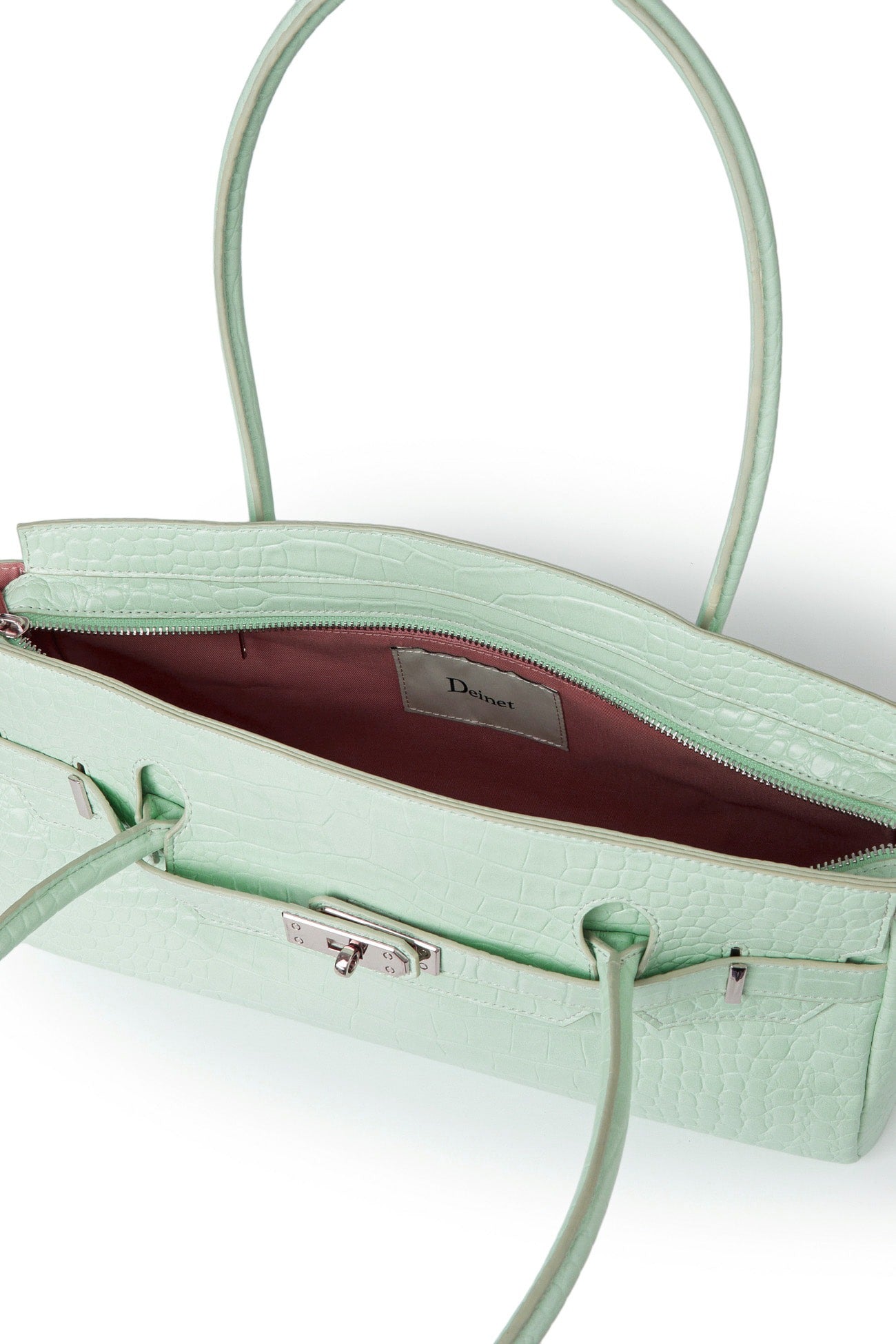Deinet - CROCODILE PATTERN TWO-WAY BAG IN MINT