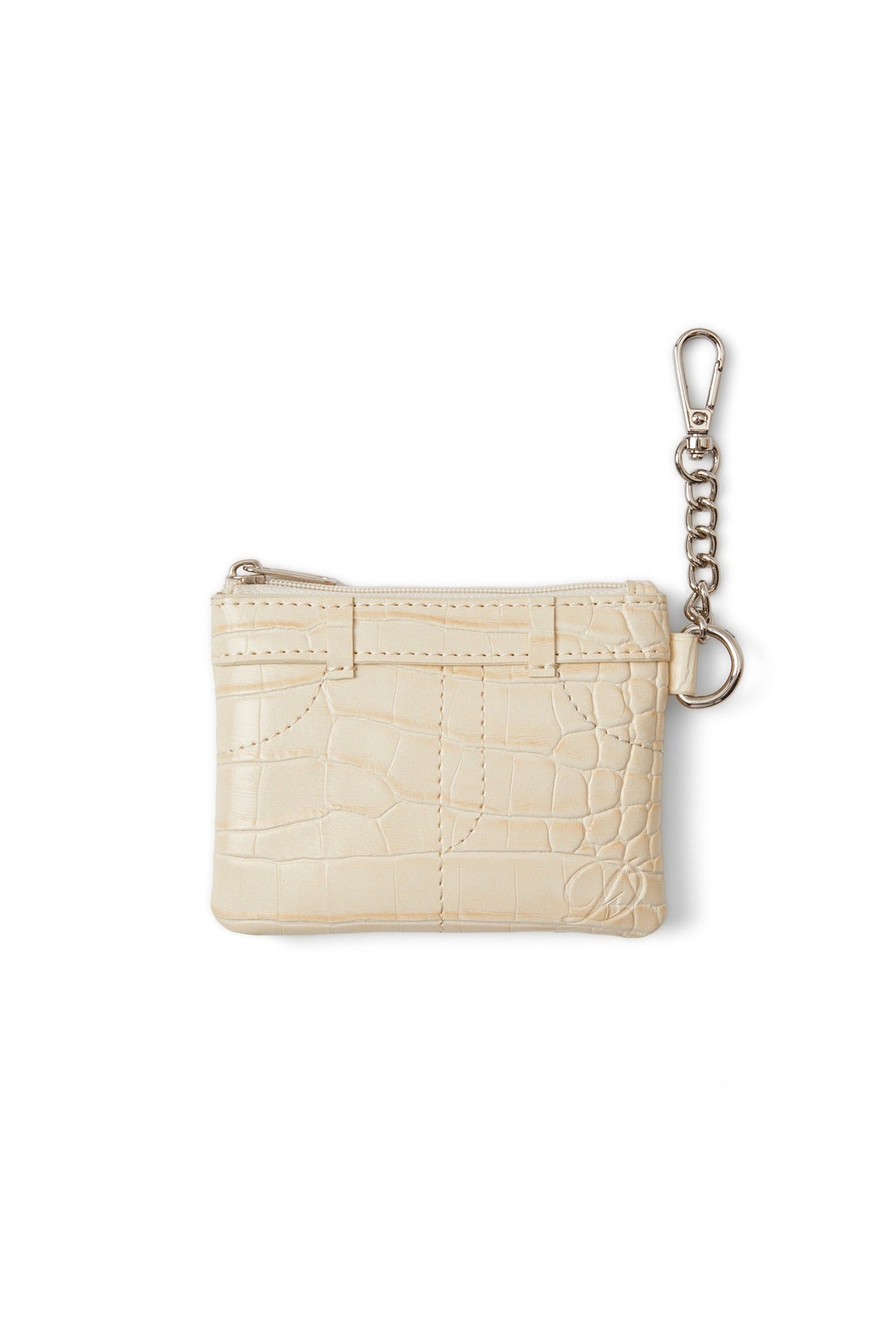 Deinet - CROCODILE PATTERN TWO-WAY BAG IN CREAM
