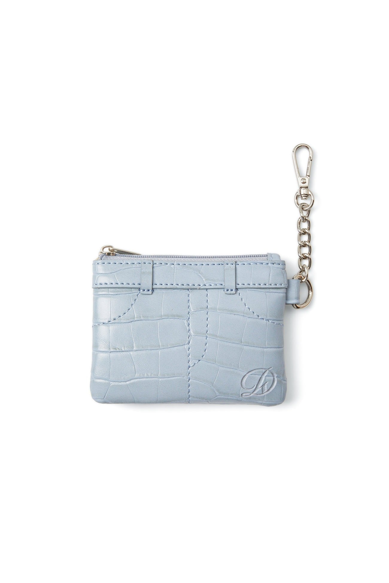 Deinet - CROCODILE PATTERN TWO-WAY BAG IN SKY BLUE